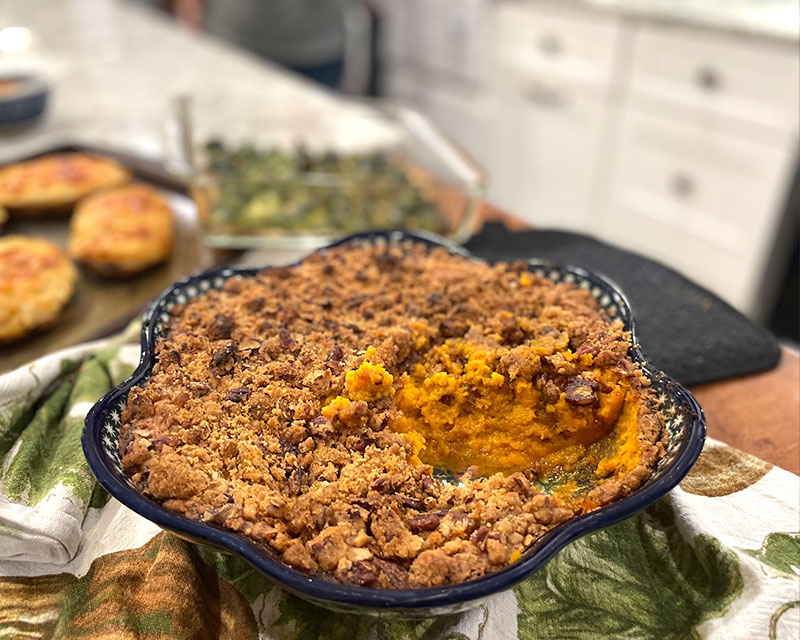 Farmhouse Sweet Potato Casserole