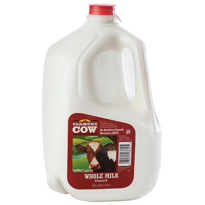 The Farmer's Cow Milk - Gallon and Half Gallon Sizes