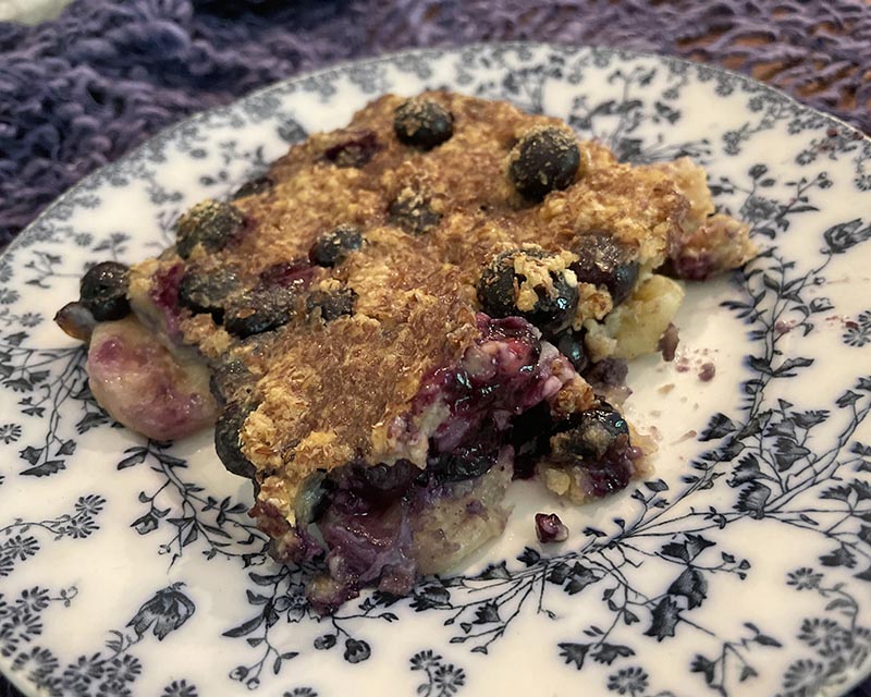 Blueberry Baked Oatmeal