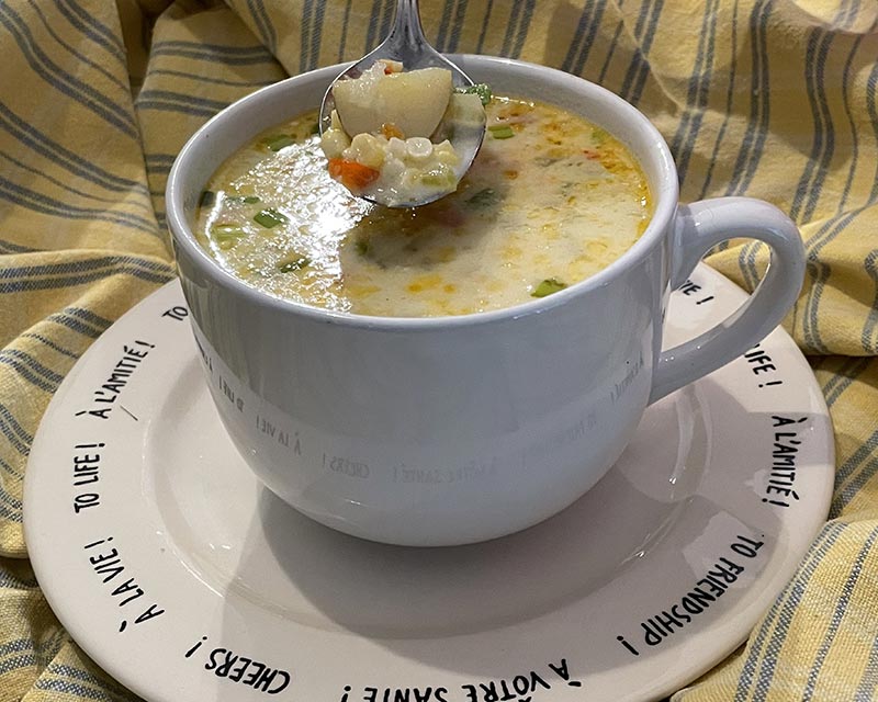 Fresh Sweet Corn Chowder