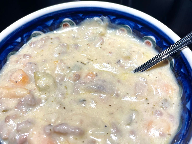 Cheeseburger Soup