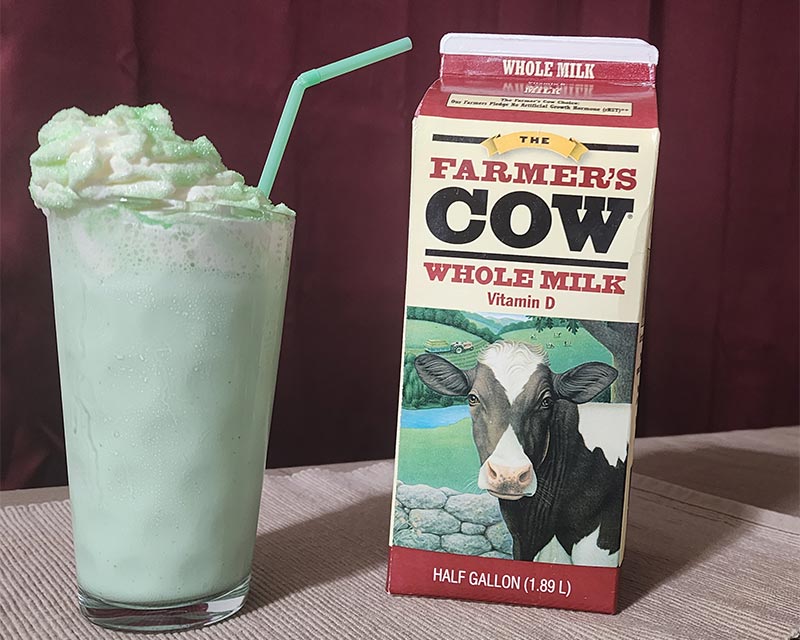 DYI Shamrock Milkshake