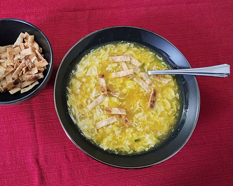 Free Range Egg Drop Soup