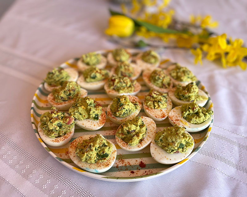 Fiesta Deviled Eggs