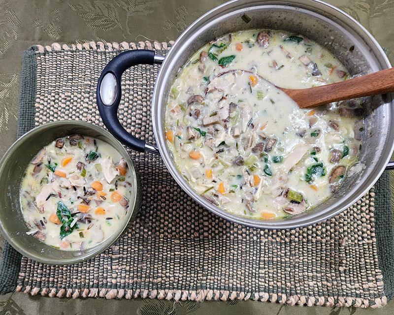 Creamy Chicken & Wild Rice Soup