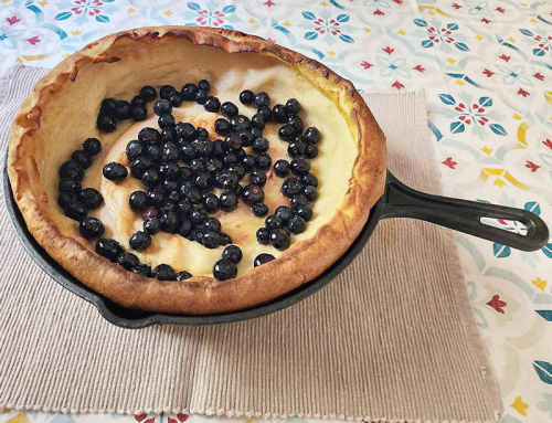 Blueberry Lemon Dutch Baby