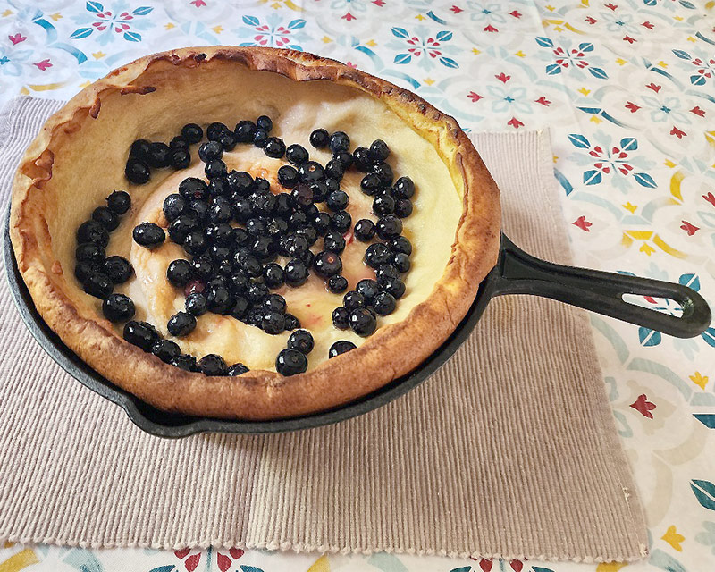 Blueberry Lemon Dutch Baby